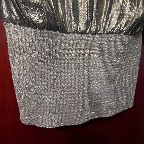 Norma Walters Neiman Marcus Exclusive Silk Dress Long Blouse Gold Sz 8 Hong Kong - Picture 10 of 12